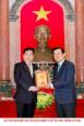 Chủ tịch Thành Nhân TNE Trần Quang Minh và  Chủ Tịch Nước Trương Tấn Sang